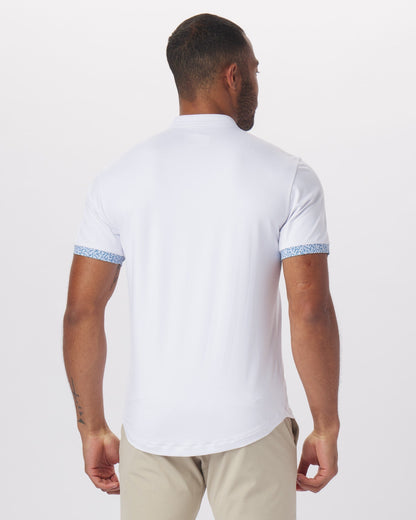 Catalyst Polo | Mantra Collar | Coral Contrast