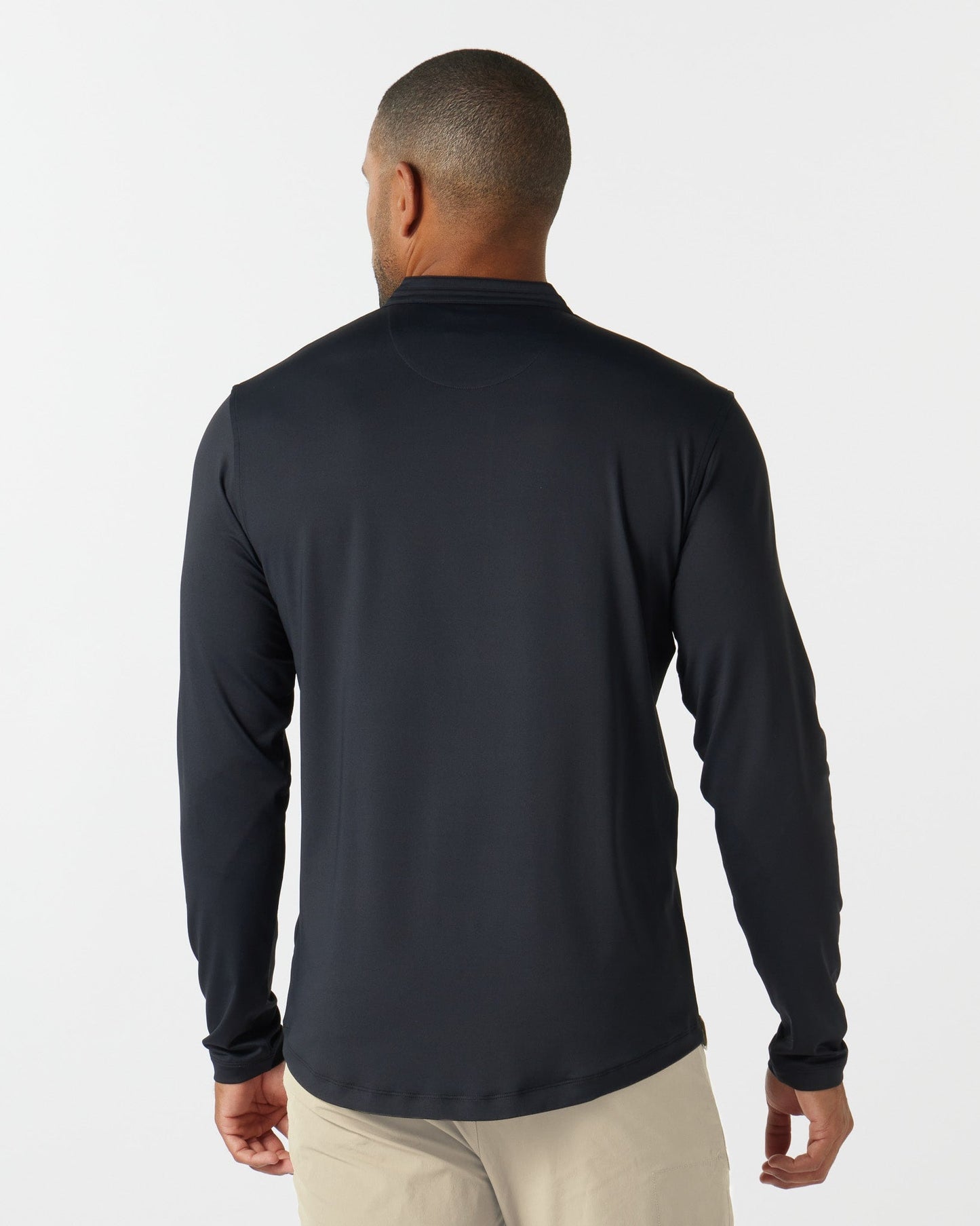 Catalyst Polo L/S | Mantra Collar | Black Sands