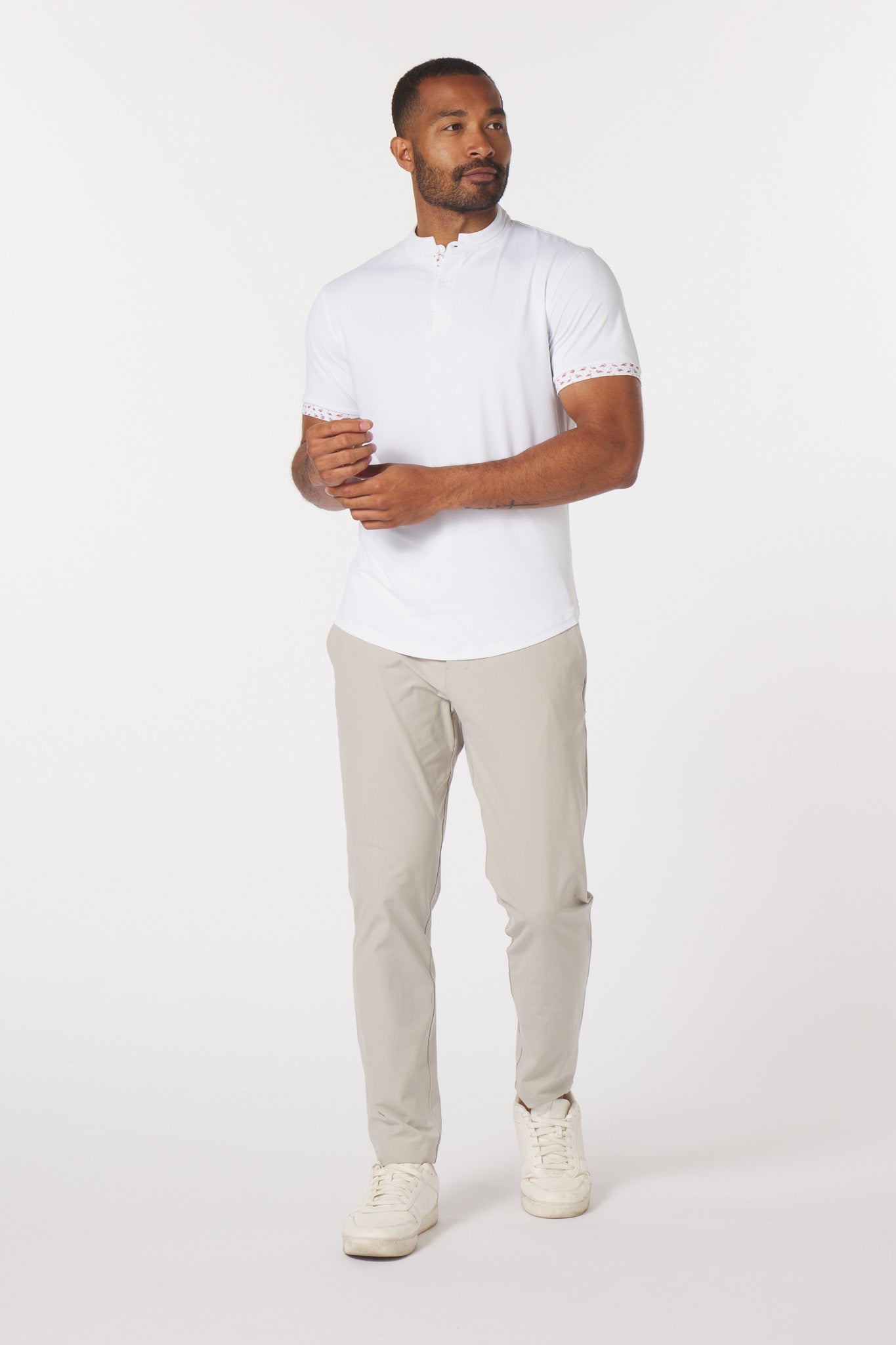 Catalyst Polo | Mantra Collar | Flamingo Contrast