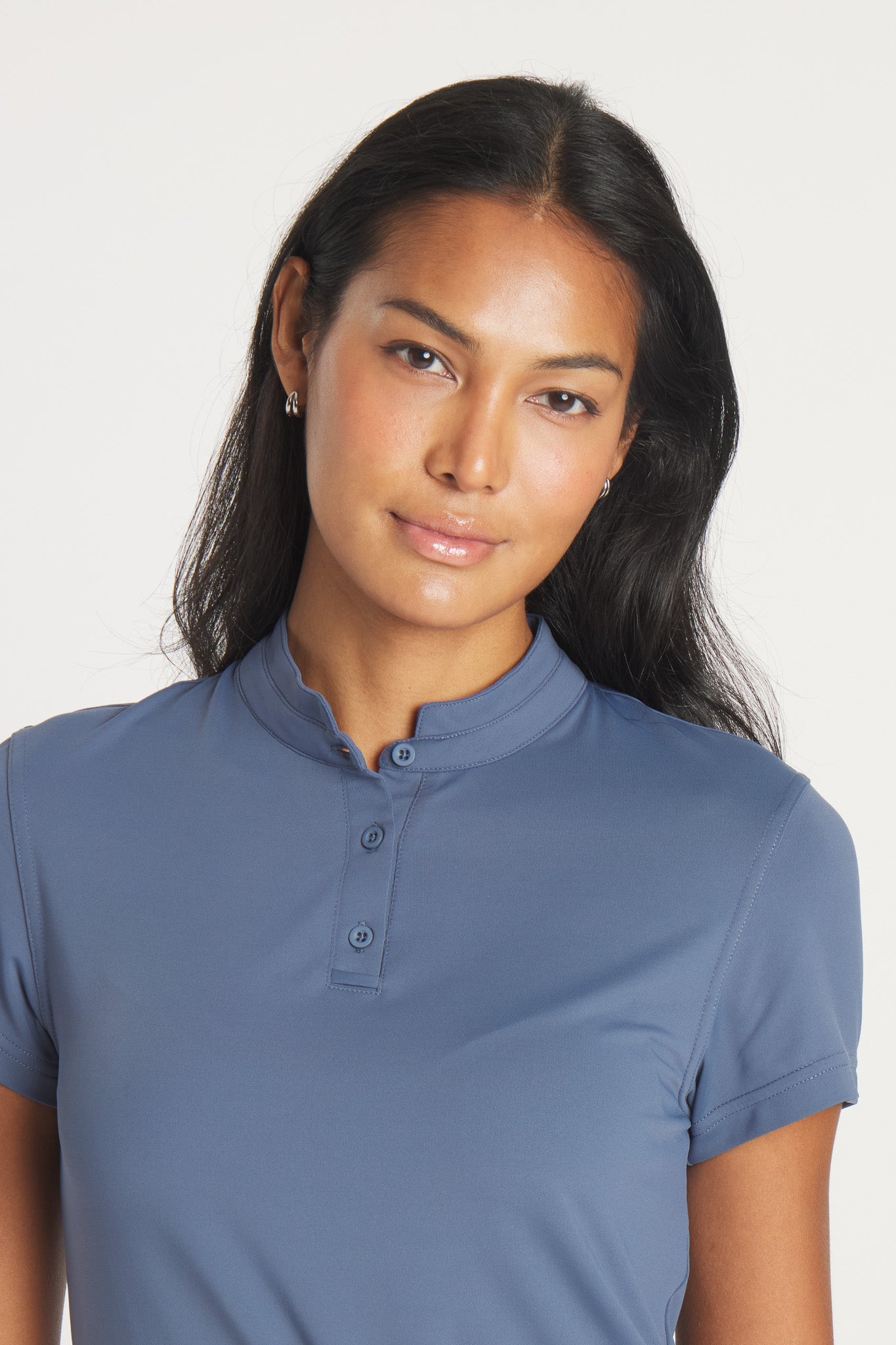 Women's Catalyst Polo | Mantra Collar | Raindrop
