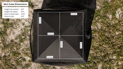 Mini Cube Sauna Tent (2-person; tent only)