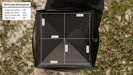 Mini Cube Sauna Tent Starter Package (2-person)