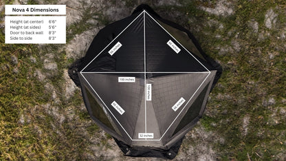 Nova 4 Sauna Tent (4-person; tent only)