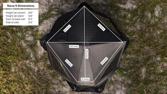 Nova 4 Sauna Tent (4-person; tent only)