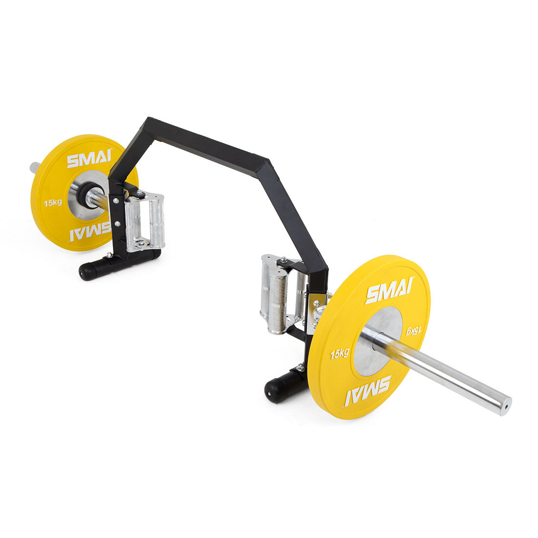 Open Hex Trap Bar with Rotating Handles - 3 Grip Sizes