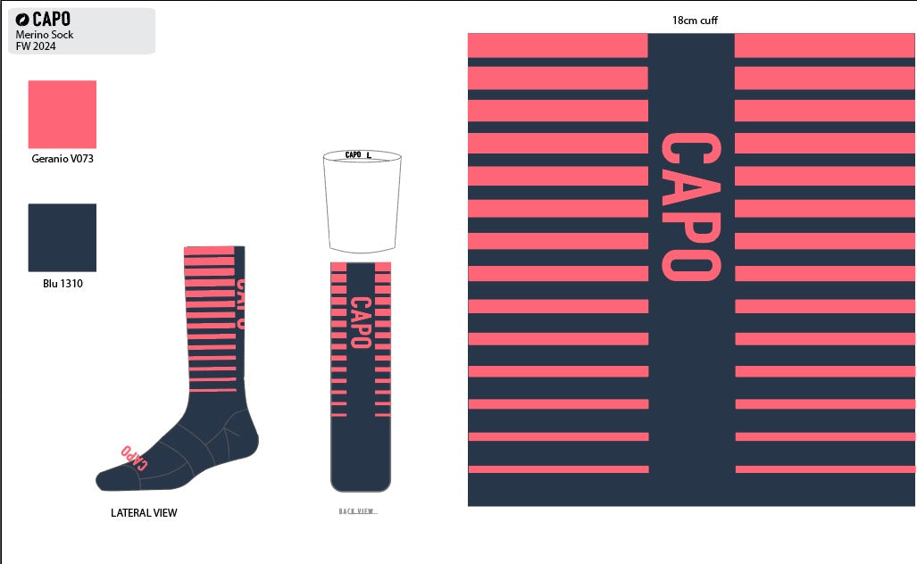 Euro Winter Wool 18cm Sock