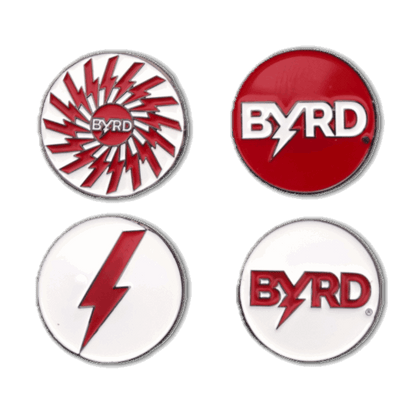 BYRD BALL MARKERS - All logos