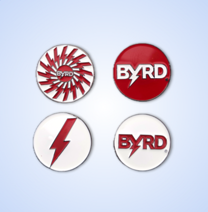 BYRD BALL MARKERS - All logos