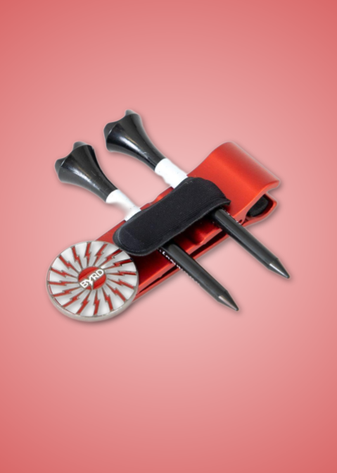 THE BYRD GOLF CLYP - Red Cardinal
