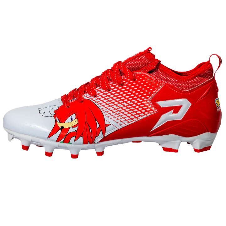 Knuckles the Echidna Football Cleats - by Phenom Elite