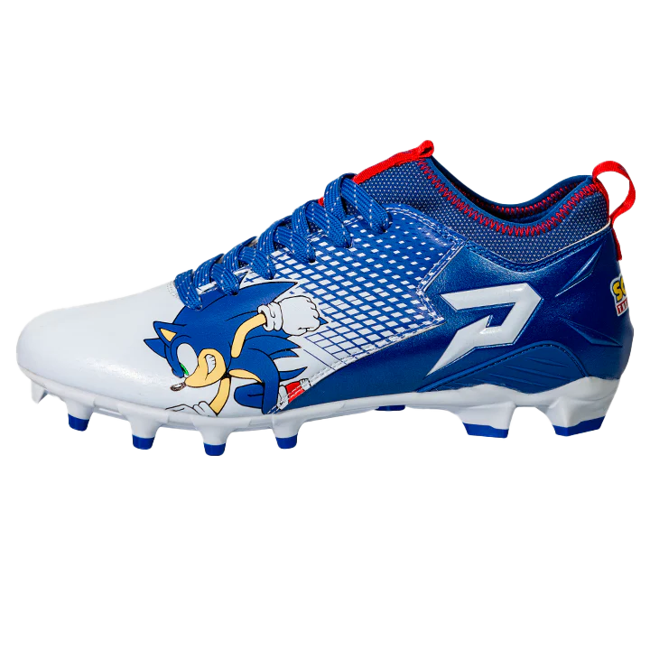 Sonic the Hedgehog Football Cleats by Phenom Elite