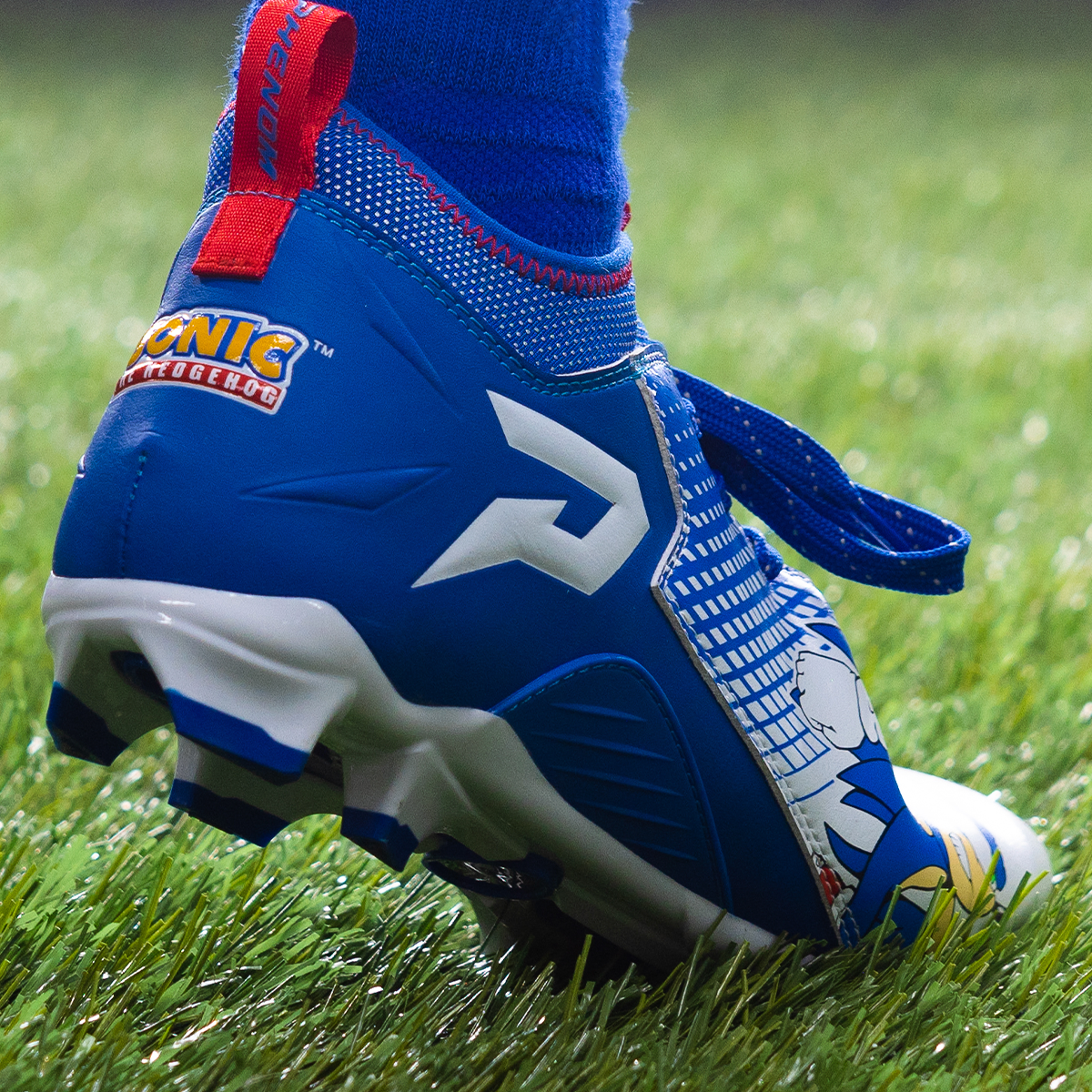 Sonic the Hedgehog Football Cleats by Phenom Elite
