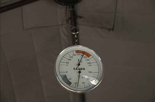 Wide-Range Sauna Thermometer/Hygrometer | Accurate Sauna Thermometer