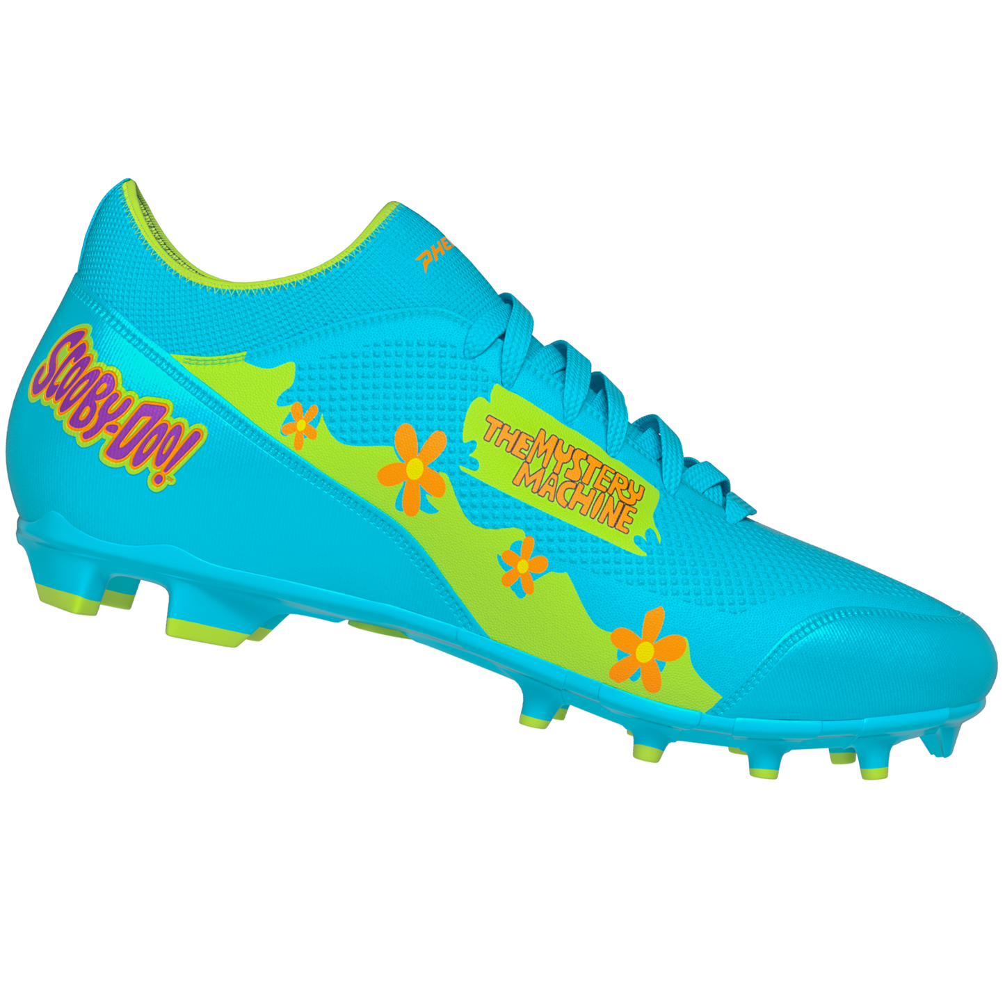 Scooby-Doo Mystery Machine Football Cleats - Velocity 3.0 by Phenom Elite