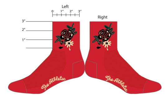 The Shortie - 3" Ode To The Rose City Sock