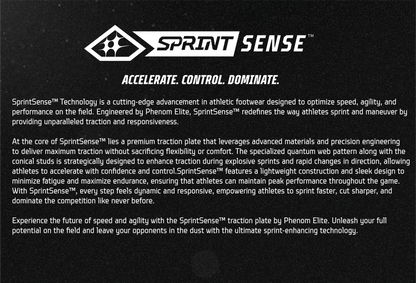 Phenom Elite Quantum Speed 2.0 Football Cleats - Team Colors