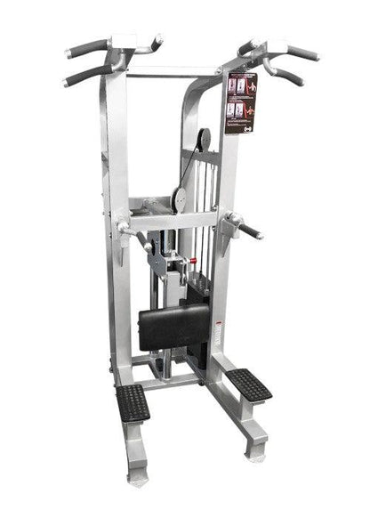 Dual Function Assisted Chin-Dip Combo - Muscle D Fitness - Adjustable - Plate Selectorized