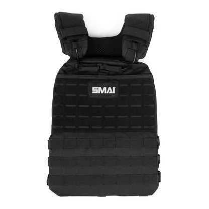 Weighted Vest Adjustable + Pair 5.5lbs/2.5kg +  Pair 11lbs/5kg + Pair 16.5lbs/7.5kg Plates