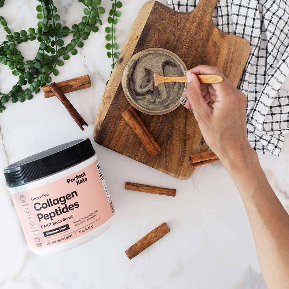 Grass-Fed Collagen Peptides & MCT Brain Boost