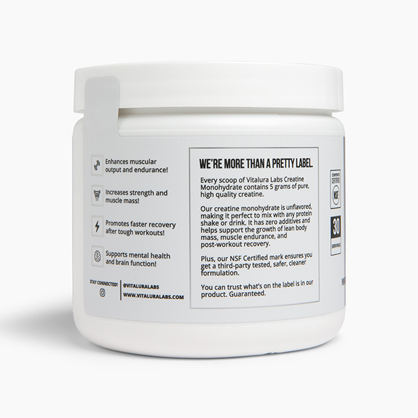 Unflavored Creatine Monohydrate