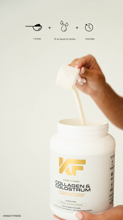 Collagen and Colostrum: Anti Aging and Recovery Blend