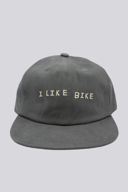 I LIKE BIKE Hat - Charcoal