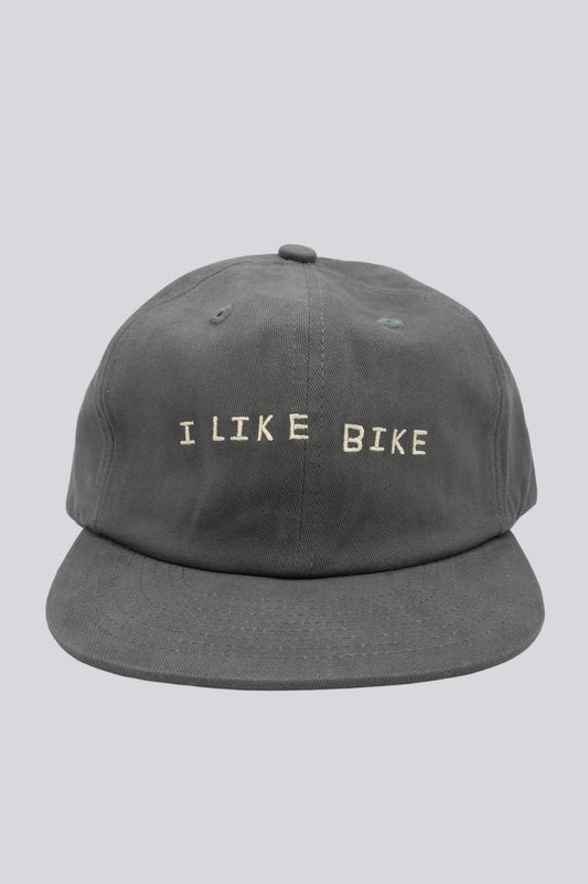 I LIKE BIKE Hat - Charcoal