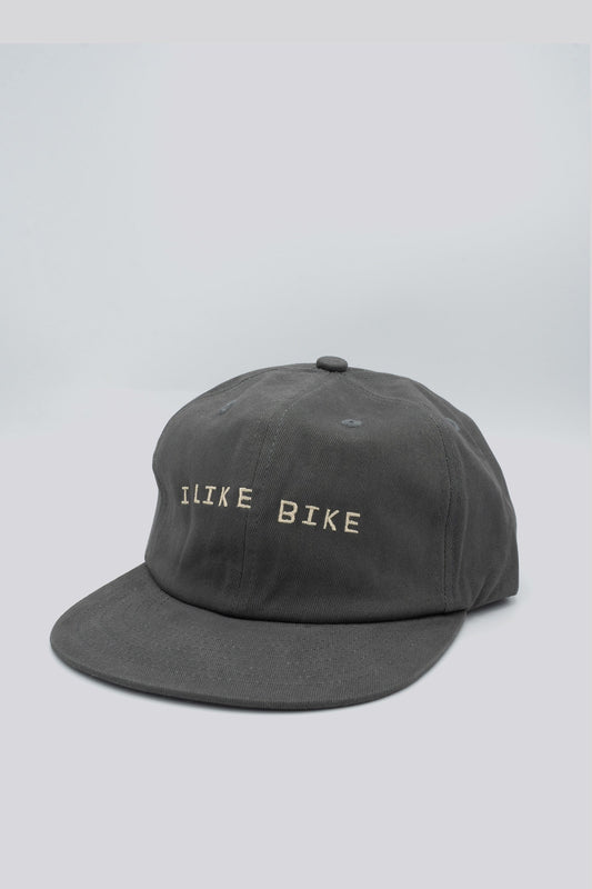 I LIKE BIKE Hat - Charcoal