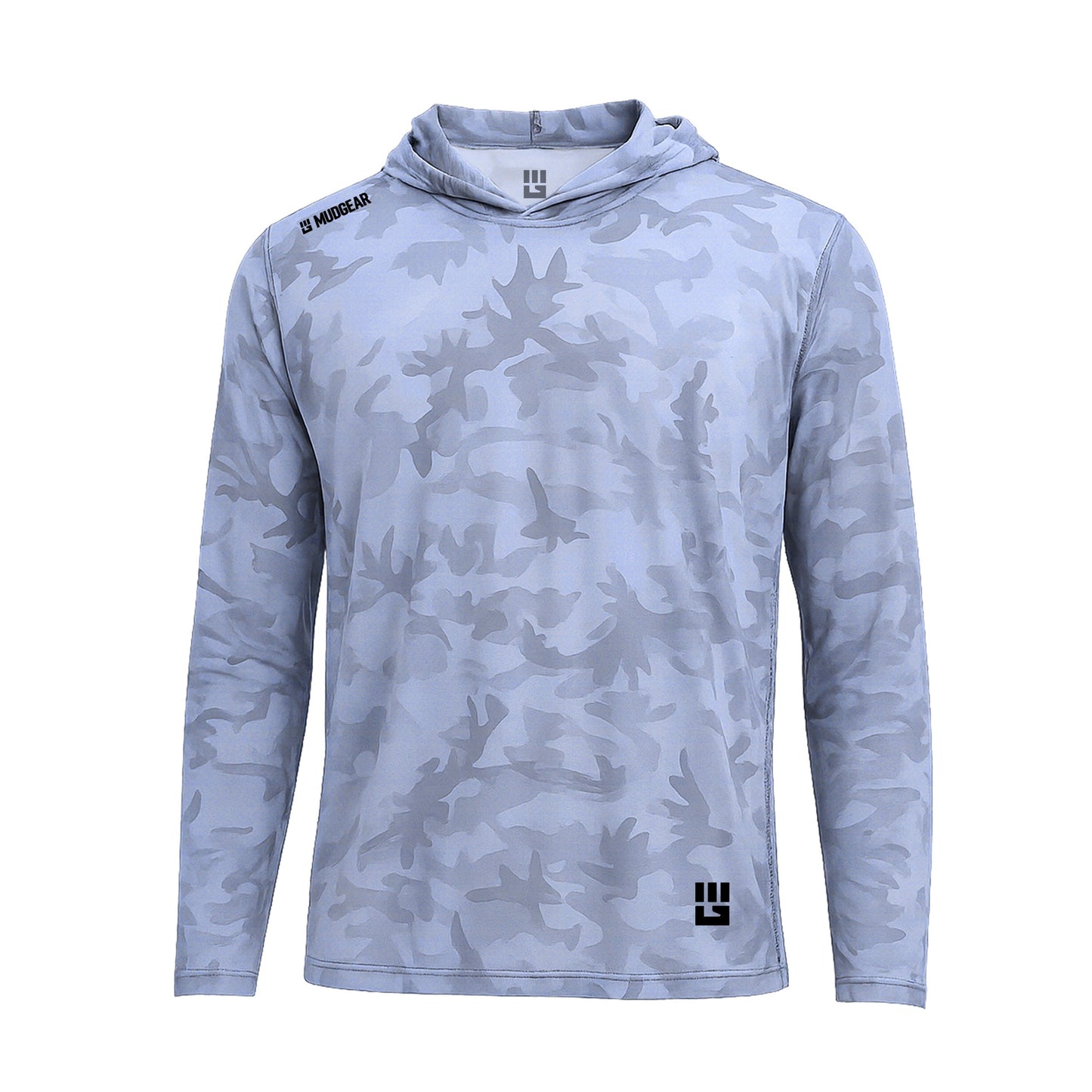 MudGear Sun Hoodie - Light Gray Camo