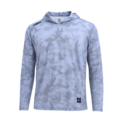 MudGear Sun Hoodie - Light Gray Camo