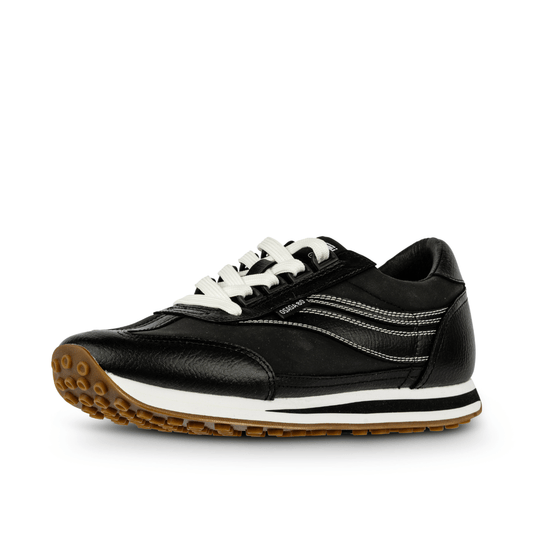 Osaga 80 Women's Black Leather Retro Sneaker