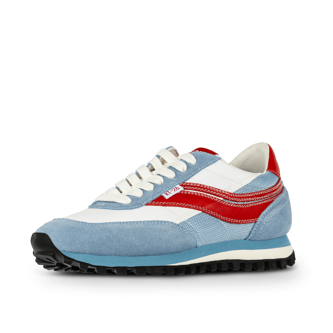 Osaga KT-26 Women's Original Retro Sneaker (Red/White/Blue)