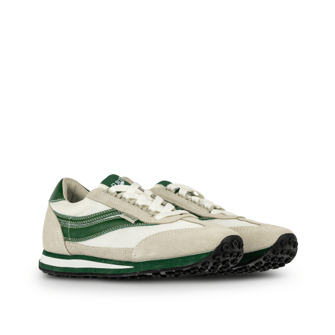 Osaga 80 Women's Evergreen Retro Sneaker (Green/White/Gray)