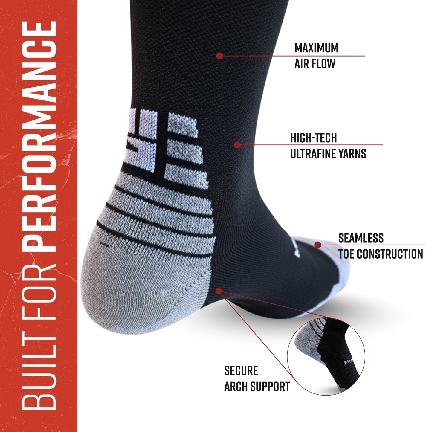 MudGear UltraLight Marathon - Ultra Distance Socks